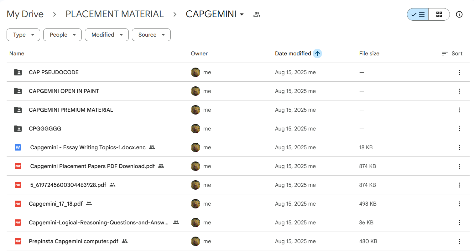 Capgemini Sample Content