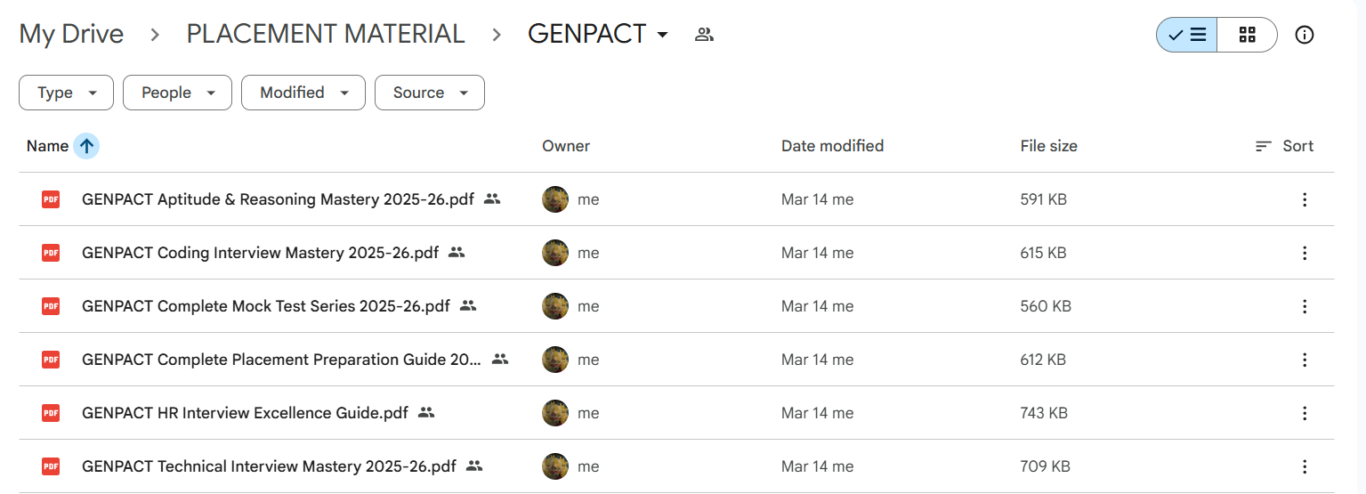 Genpact Sample Content